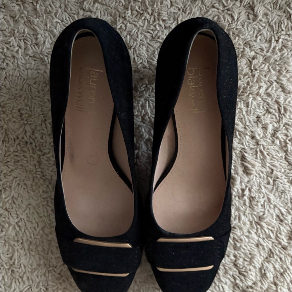 Women's Black Suede Shoes